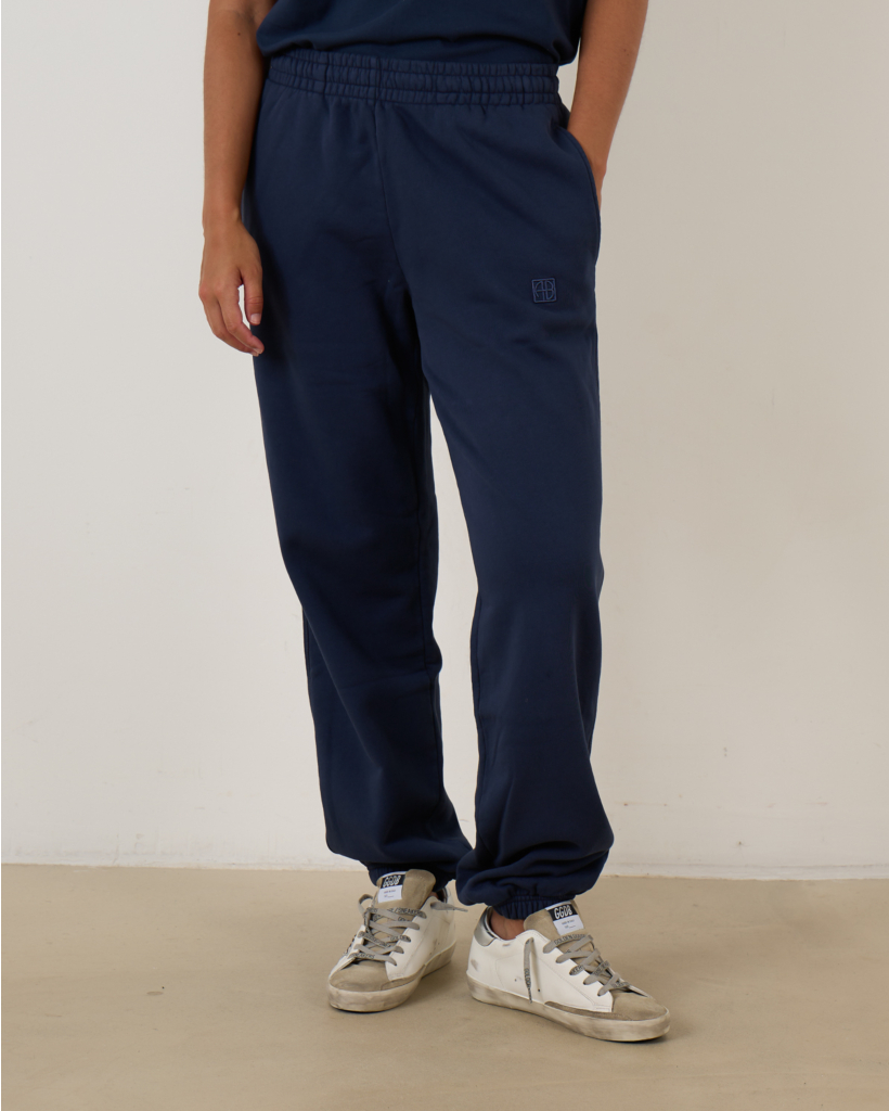 Karter Jogger Framed Monogram Dark Blue