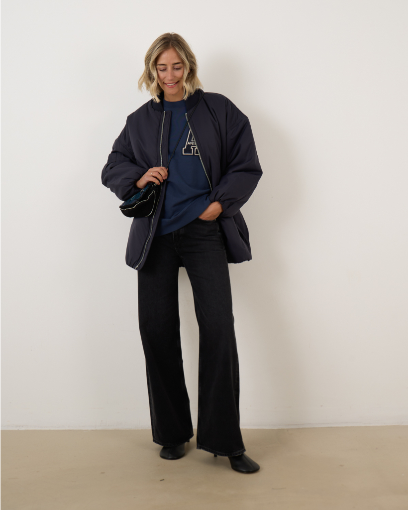 Miles Oversized Sweatshirt Letterman