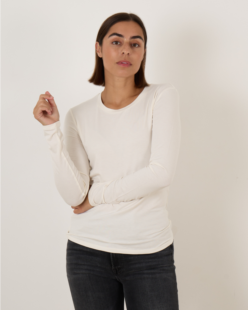 Multie Longsleeve T-shirt Ecru