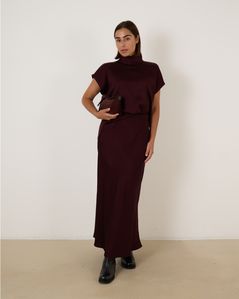 Nevida Skirt Bordeaux