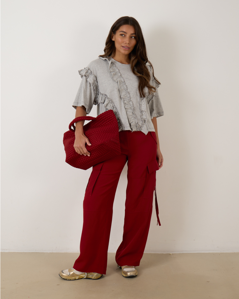 Pax Mid Rise Pants Dahlia