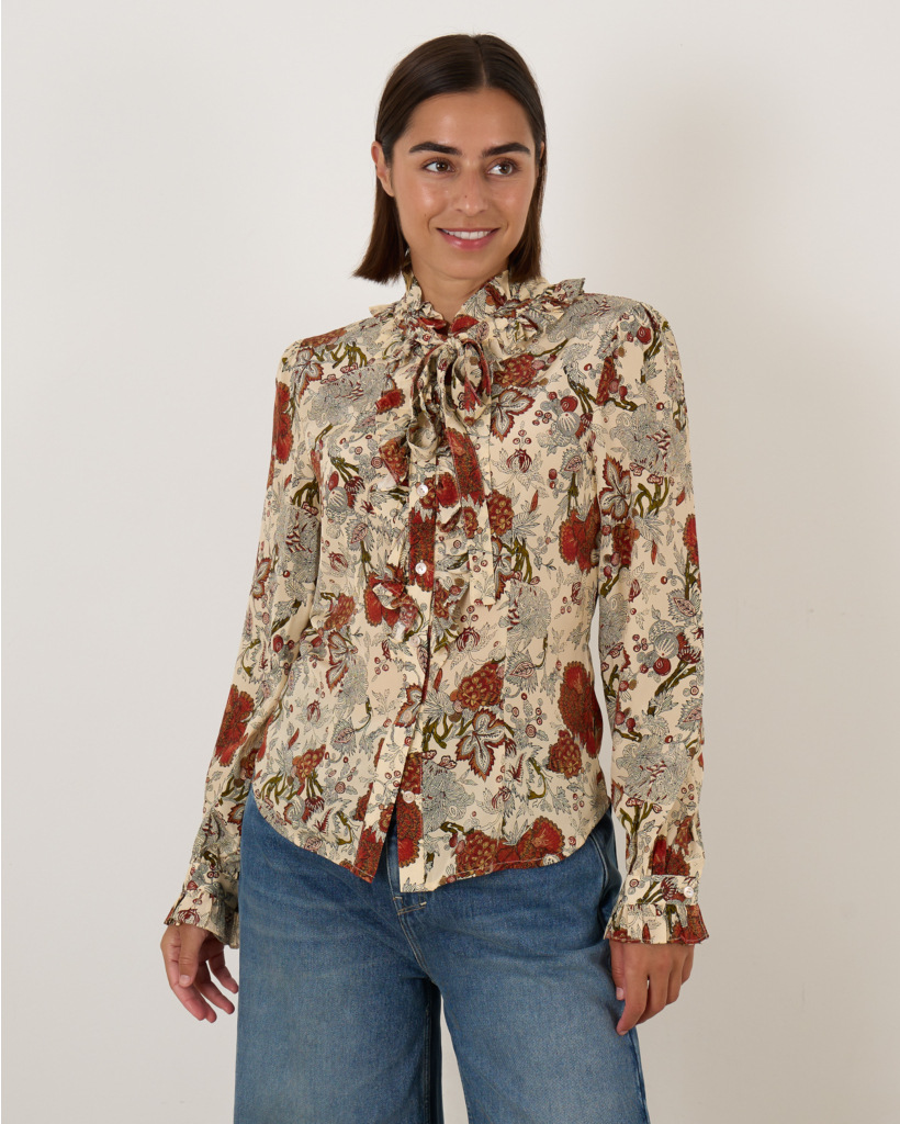 Catroux Silk Blouse Wintergarden