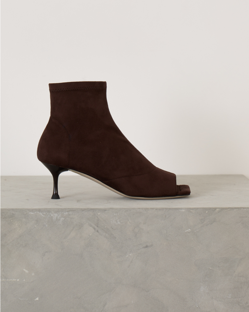 Luz Ankle Boot Chocolate Suede