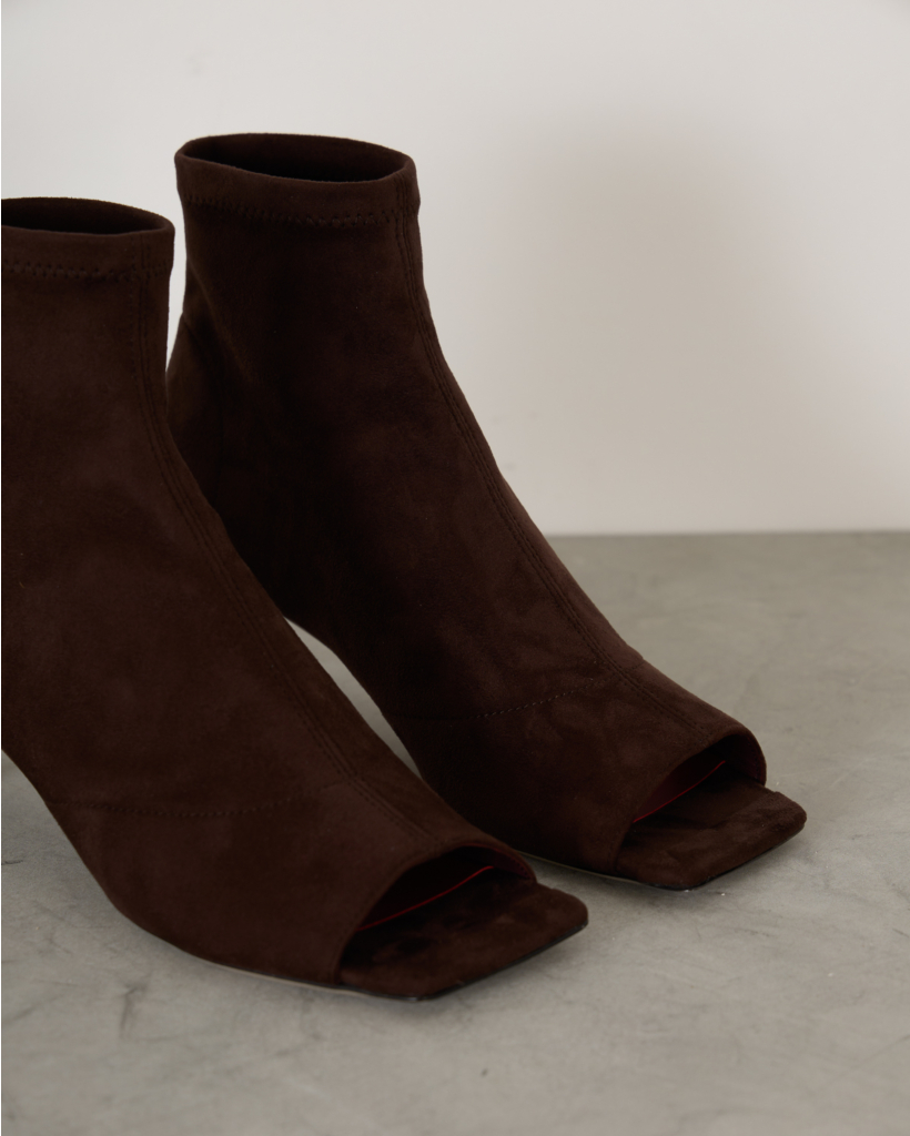 Luz Ankle Boot Chocolate Suede