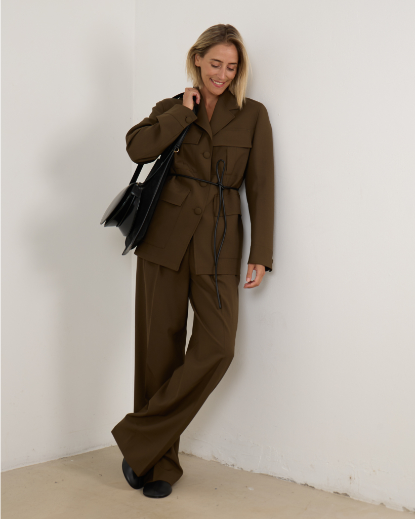 Safari blazer khaki green