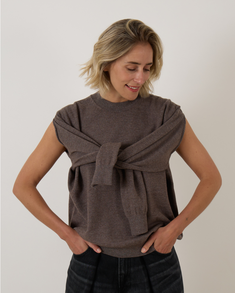 Pullover Mud Melange