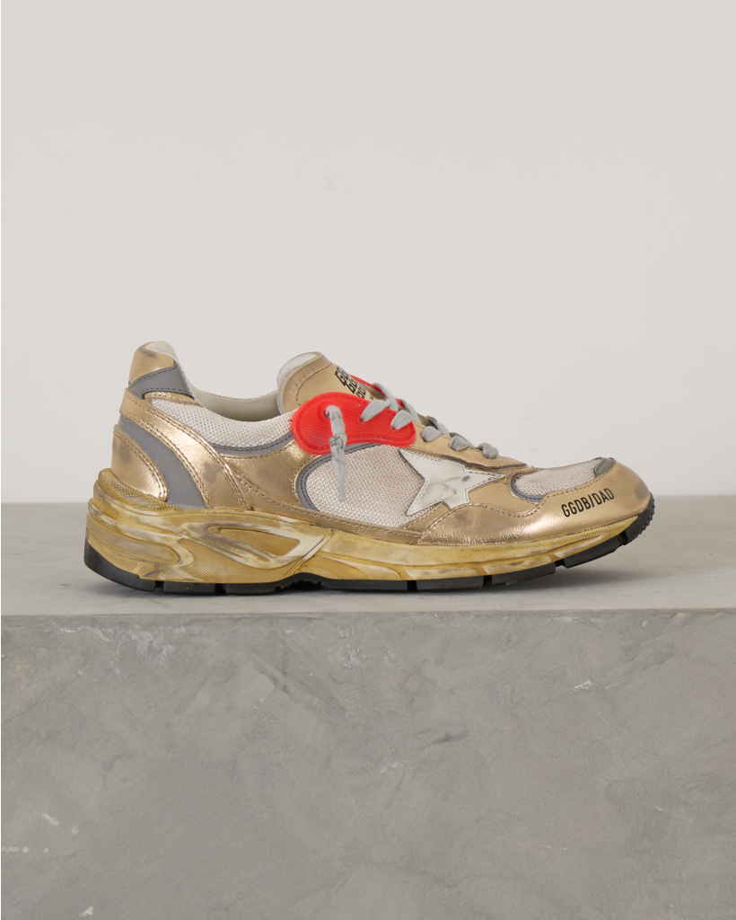 Translate Dad-Star Sneakers Gold Cream Optic into Dutch