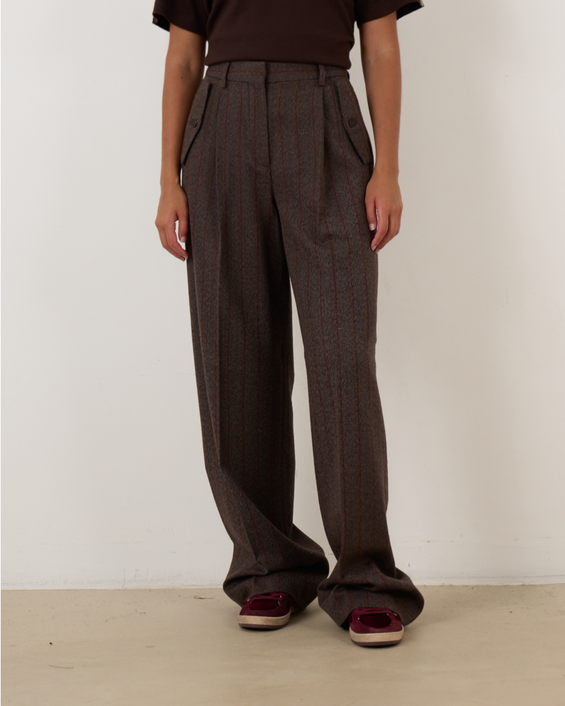 Trousers Cocoa Brown
