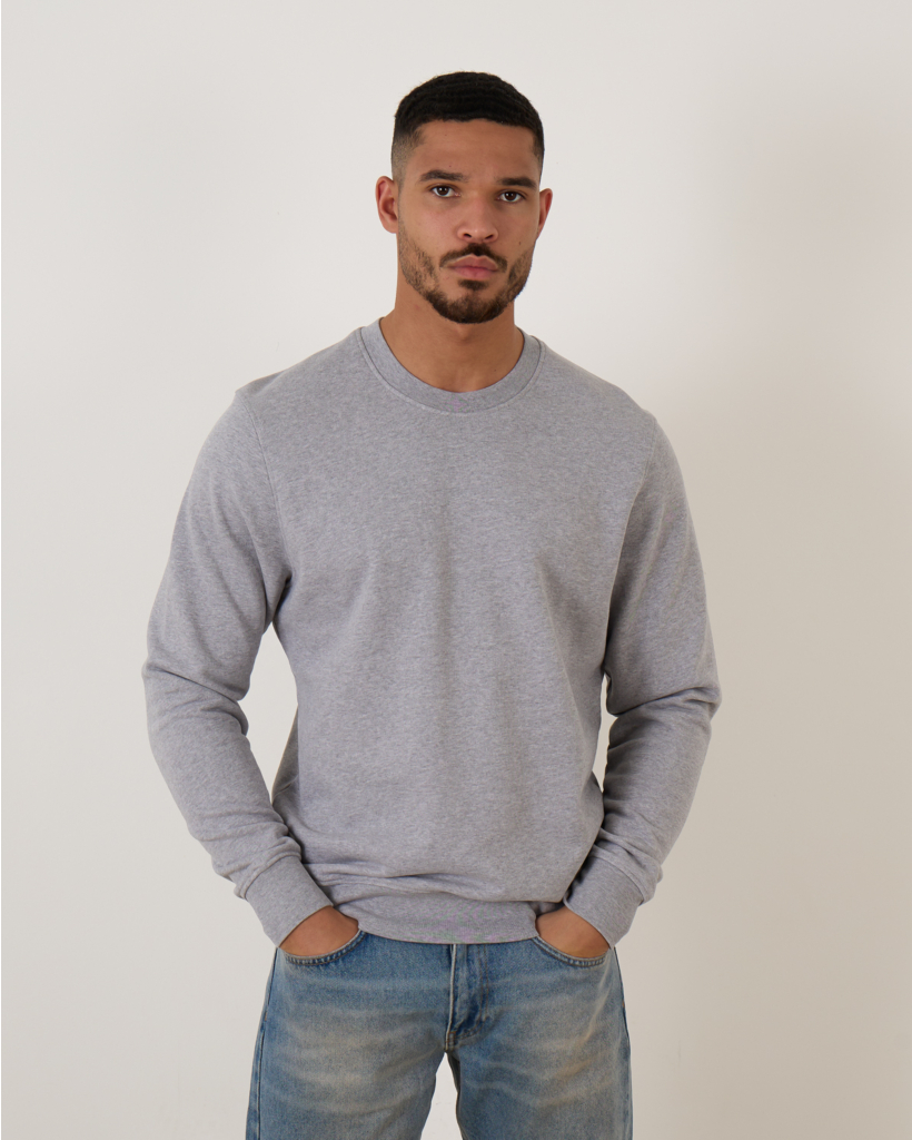Lewis Grey Crewneck Sweater