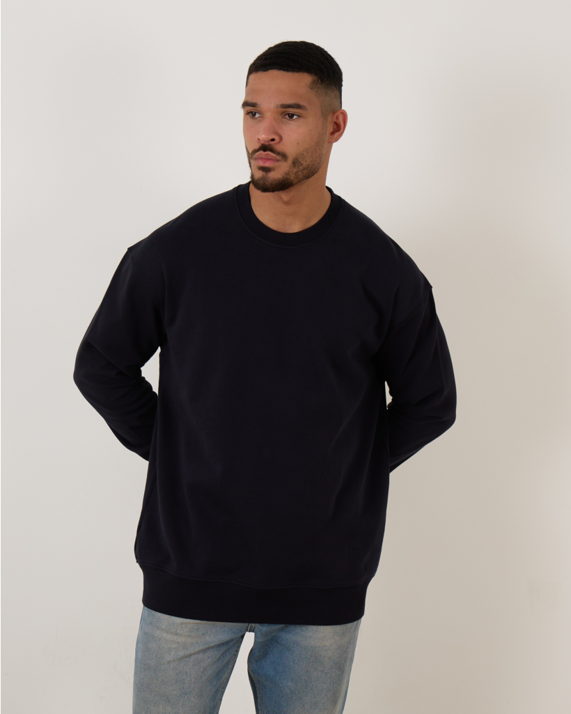 Harper Oversized Sweater in Navy