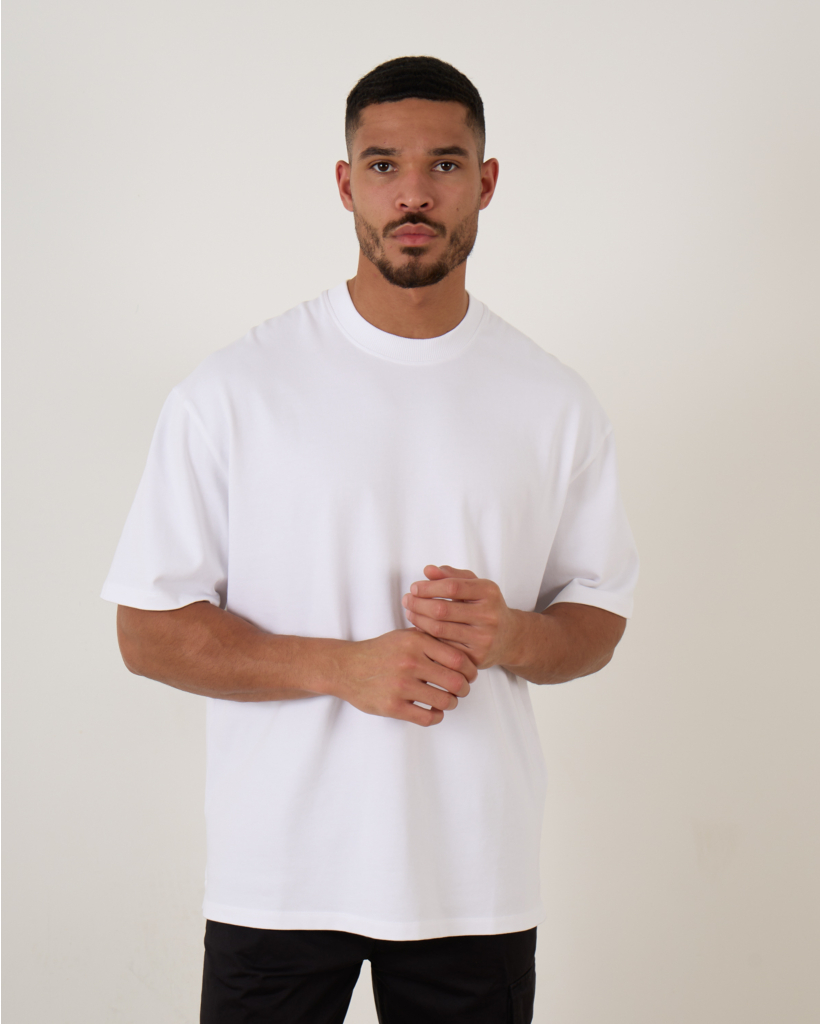 George Oversized White Tee