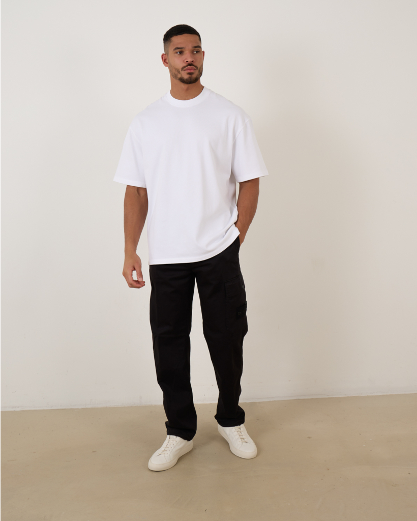 George Oversized White Tee