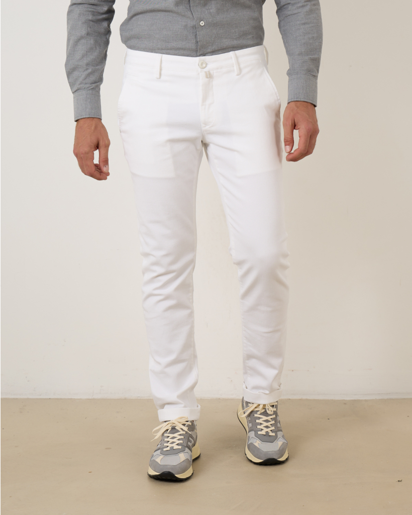 Bobby Slim Chino Jeans White