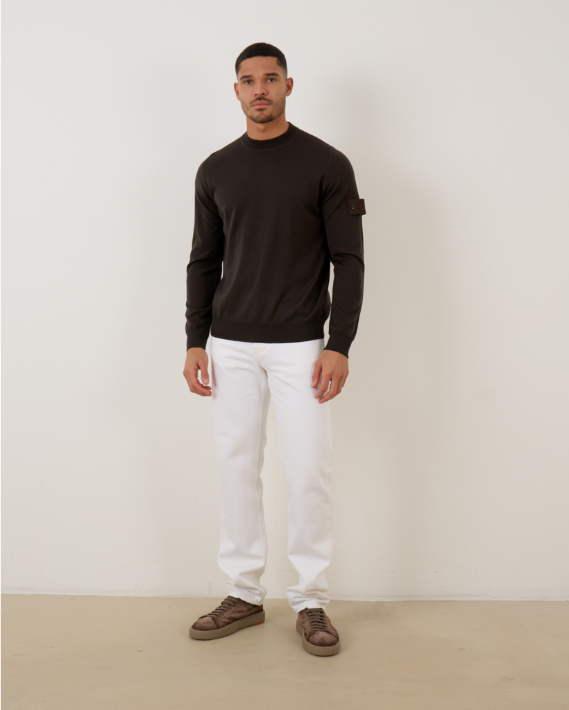 Crewneck Sweater Dark Brown