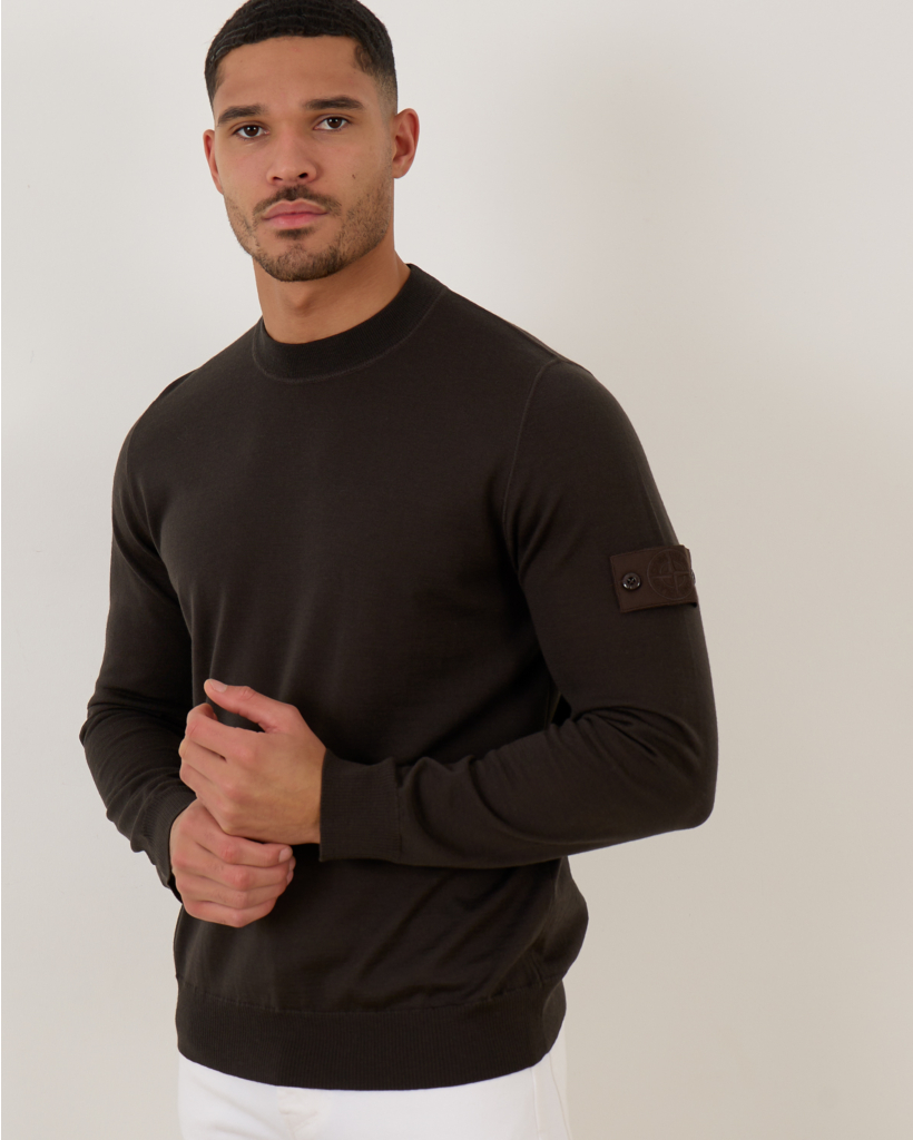Crewneck Sweater Dark Brown