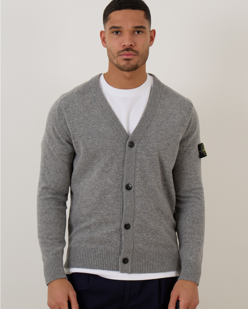 Wool Cardigan Grey