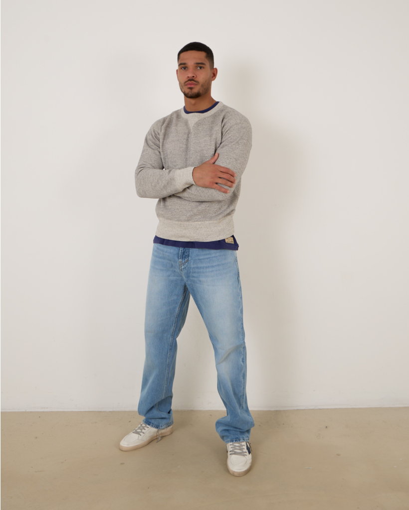 Fleece Sweatshirt Athletic Grey