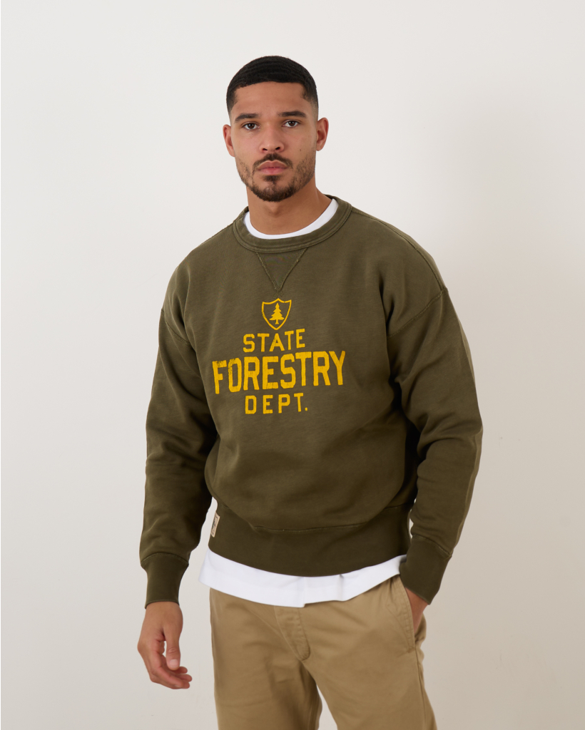 Vintage Sweatshirt with Print