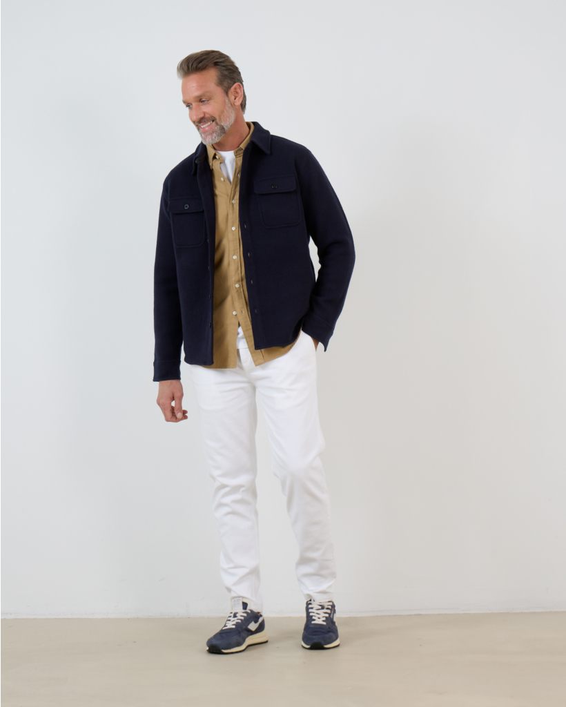 Translate casual shirt lm RL KHAKI to Dutch