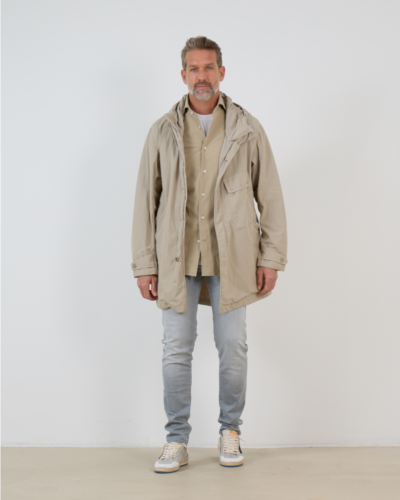 Casual shirt LM VAR6 dark taupe