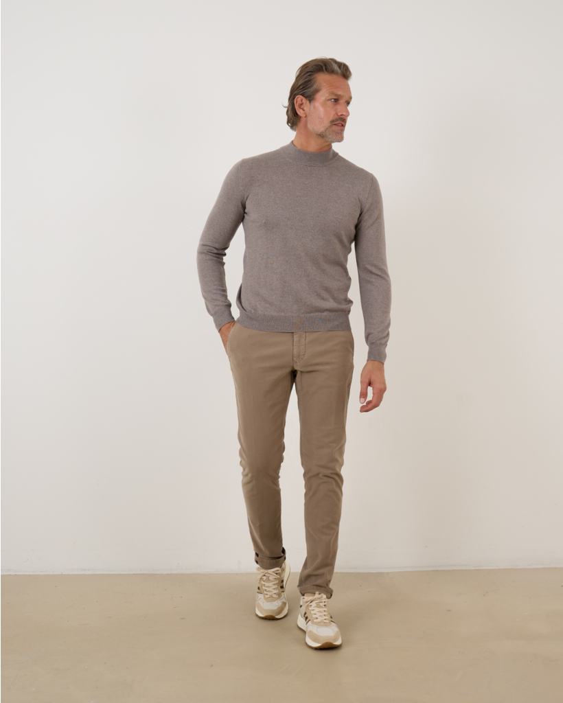 Col Pullover Beige