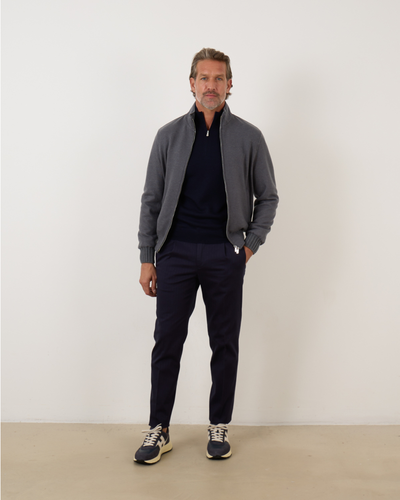 Half Zip Pullover Navy