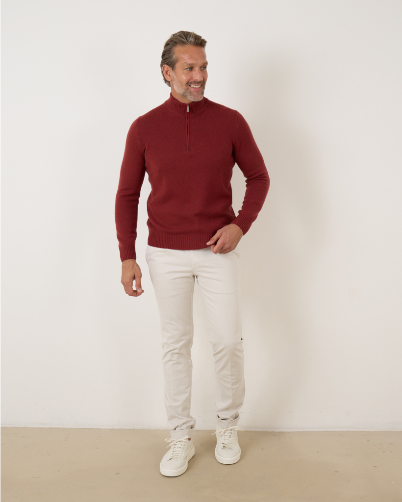 Half Zip Pullover Brick