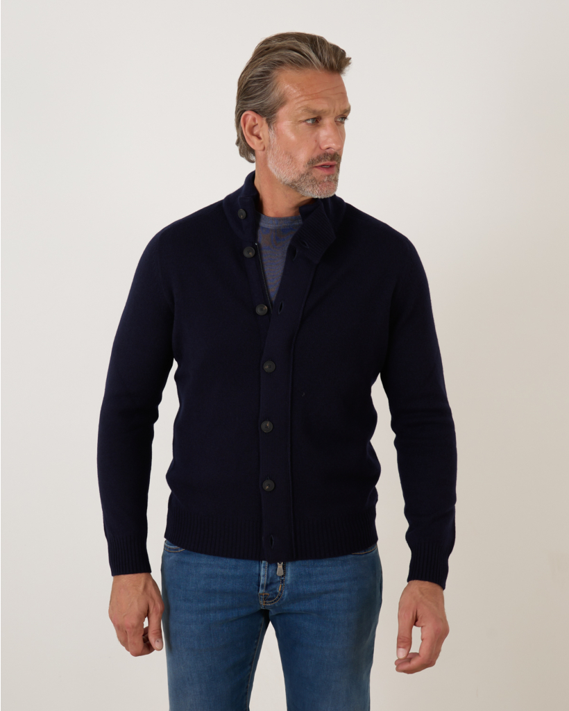 Cardigan Wool Navy