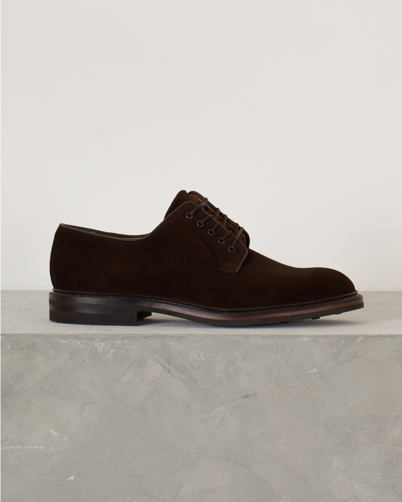 Lanrak 3 Shoe Dark Oak Suede
