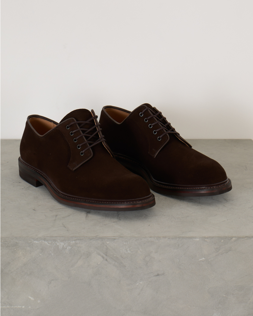 Lanrak 3 Shoe Dark Oak Suede