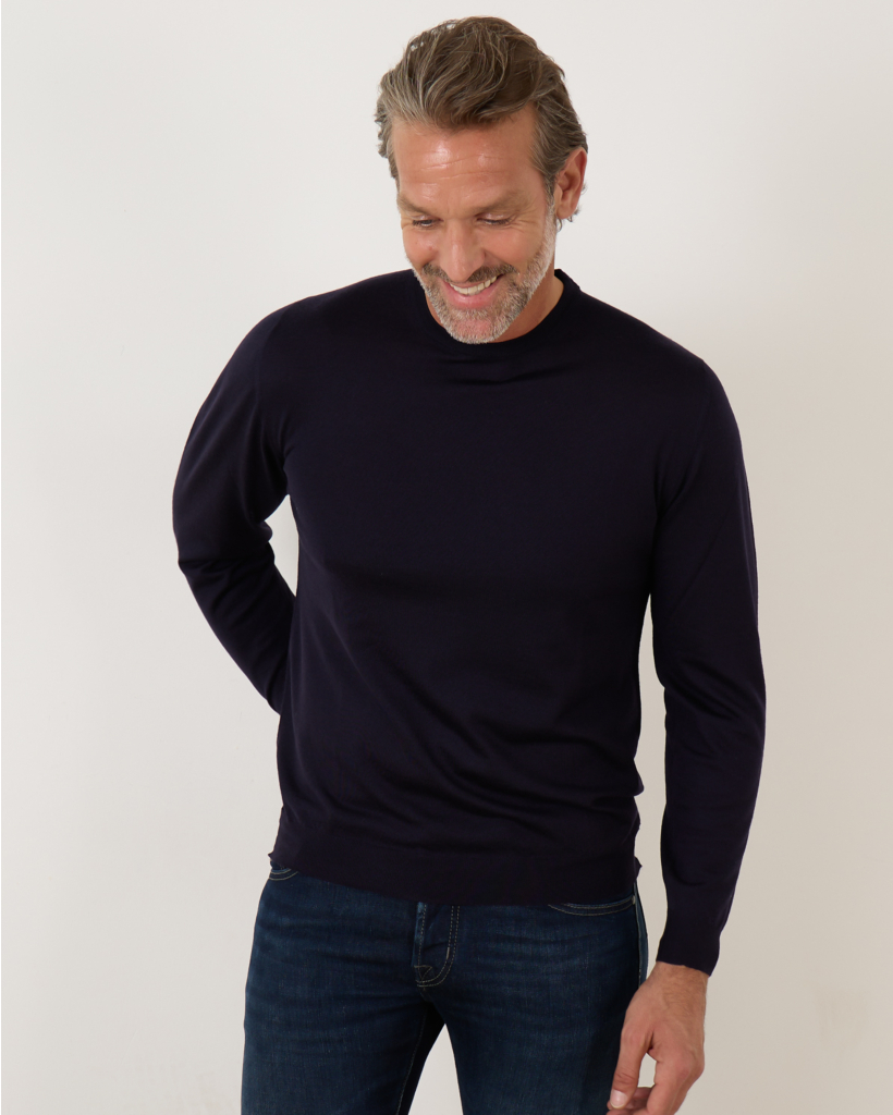 Pullover Wool Navy
