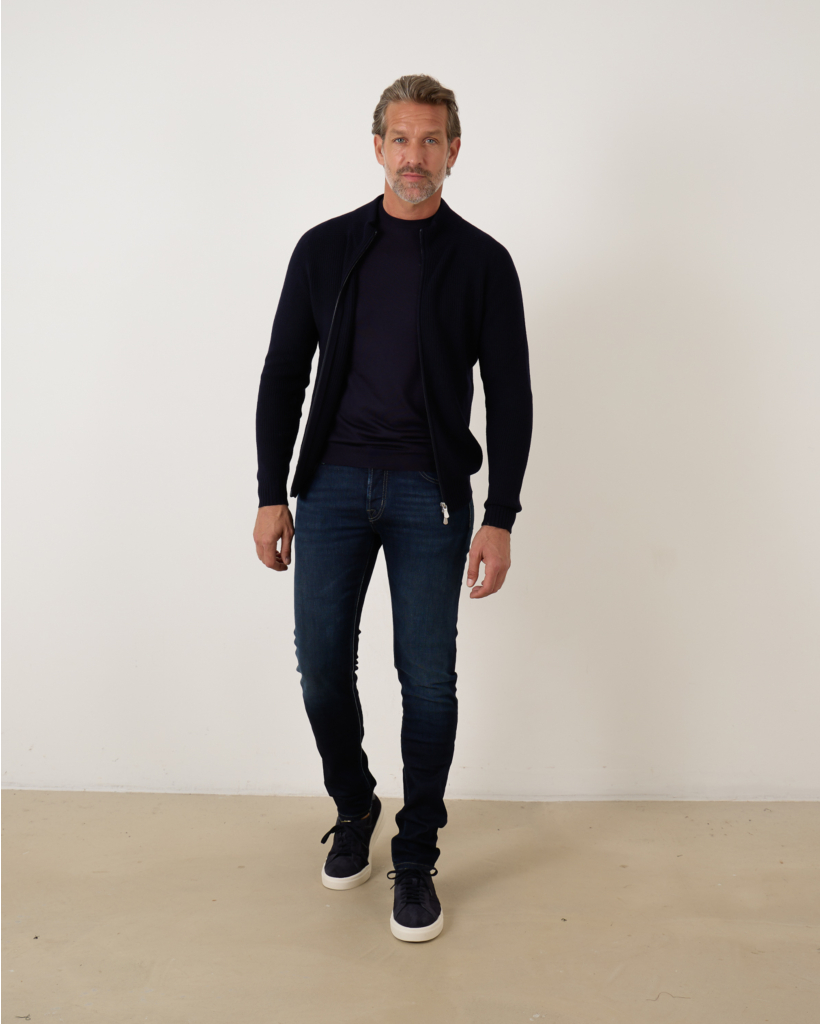 Pullover Wool Navy