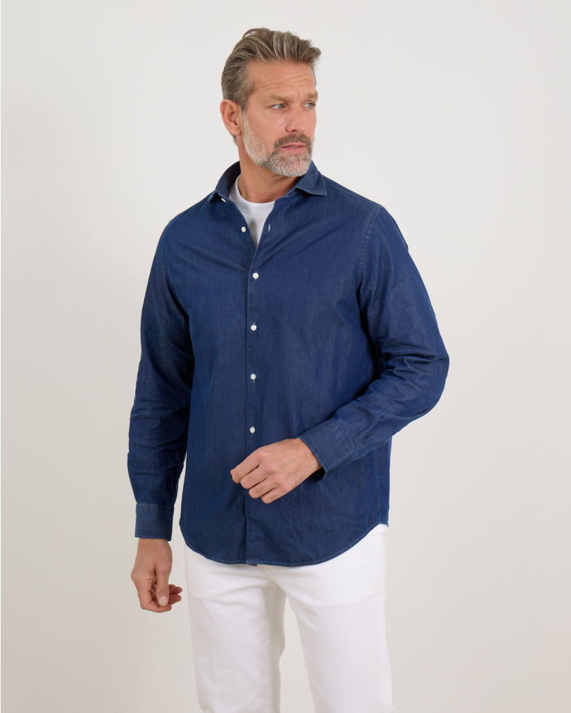 Casual shirt lm 10031 denim