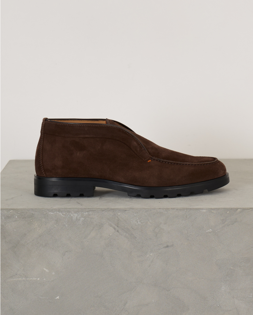 Rock Slip-On Shoe Dark Brown