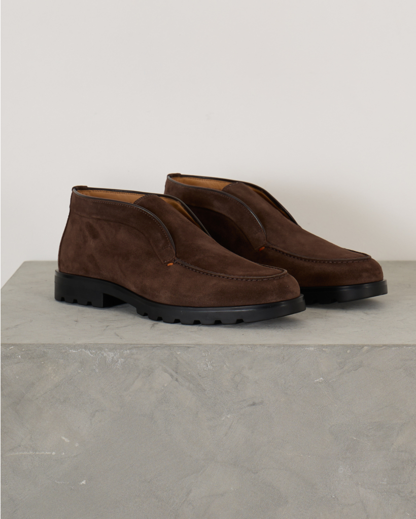 Rock Slip-On Shoe Dark Brown