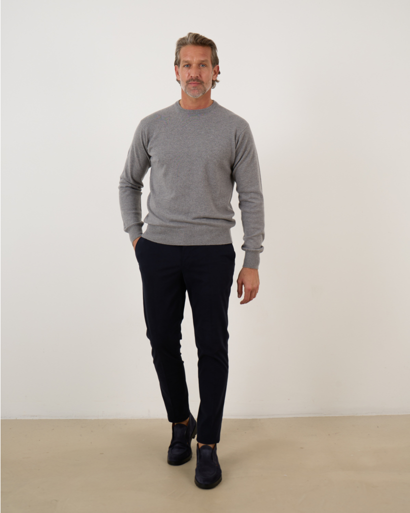 Wool Cashmere Pullover Grey