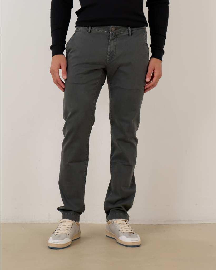 Trousers casual slit pocket c35 anthracite