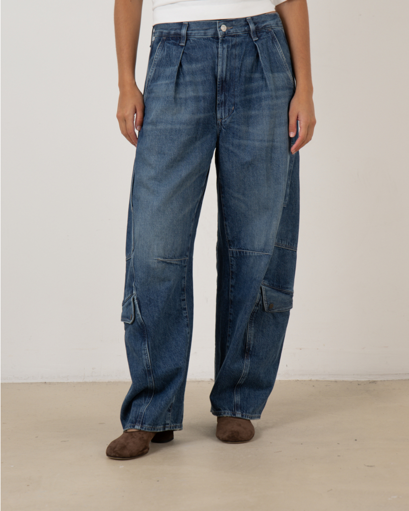 Flightpant cargo jeans dark blue
