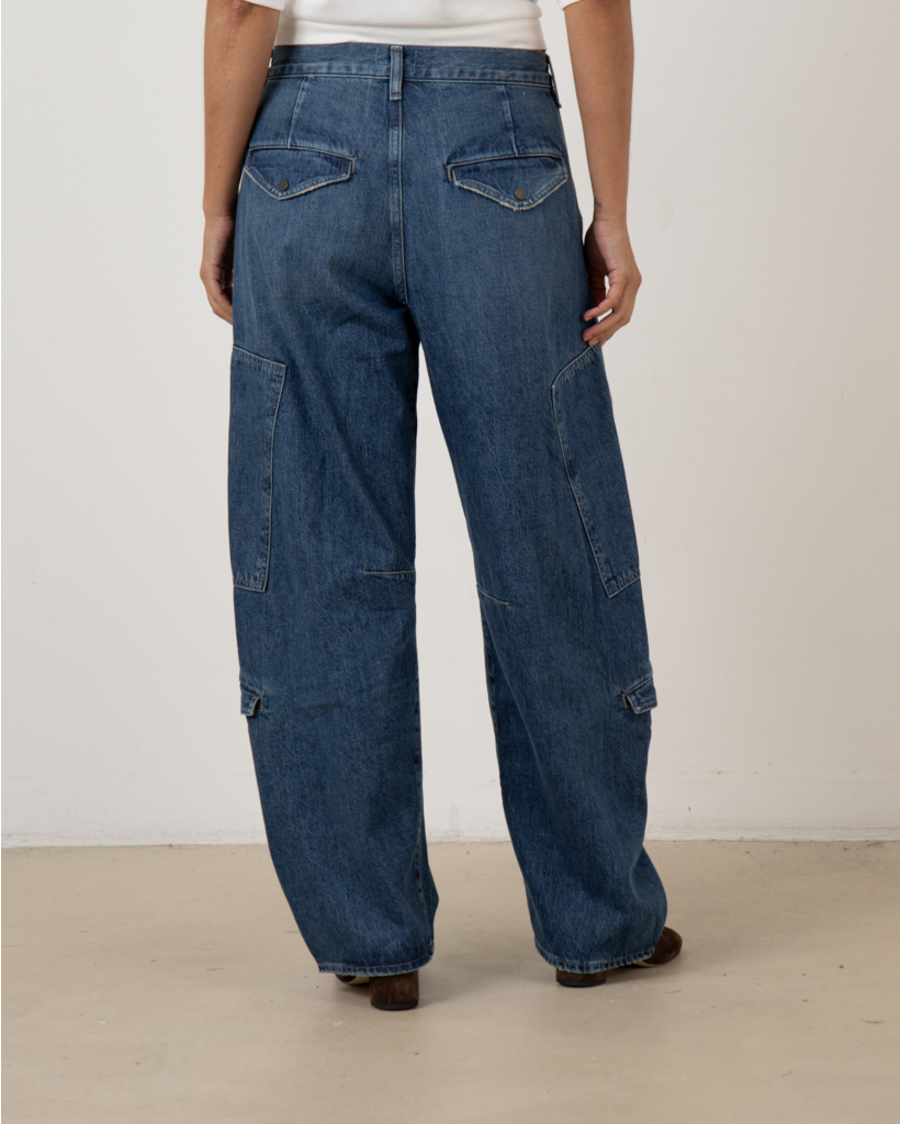 Flightpant cargo jeans dark blue