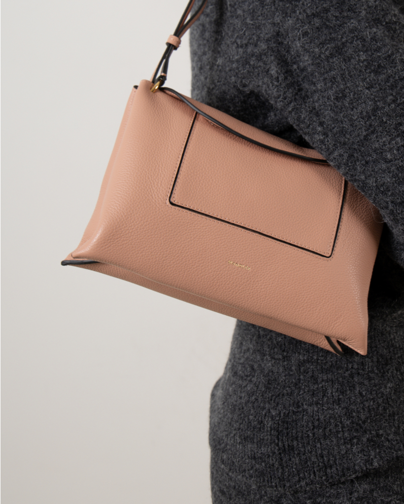 Penelope Slouch Bag in Apricot Crust