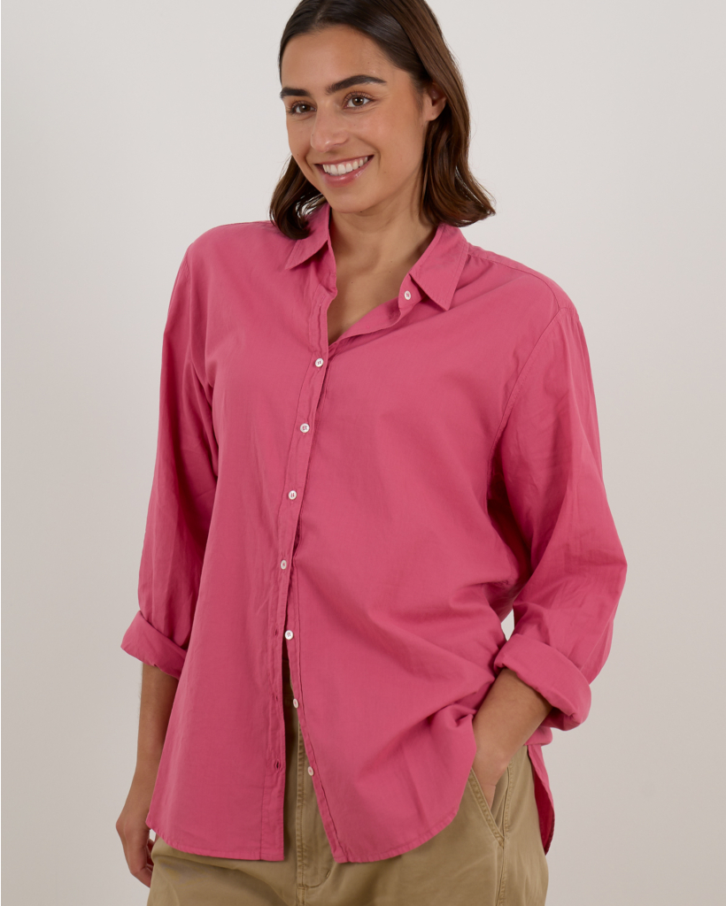 Beau Blouse Long Sleeve Pink