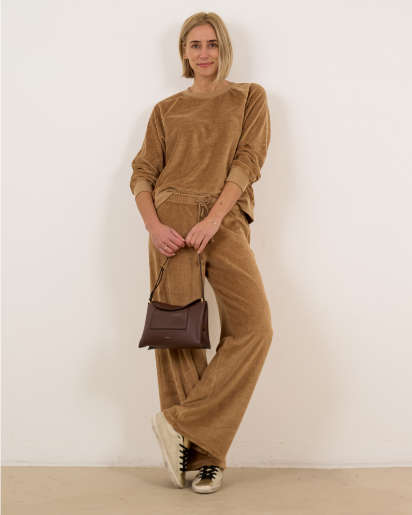 Pierre crewneck sweater brown