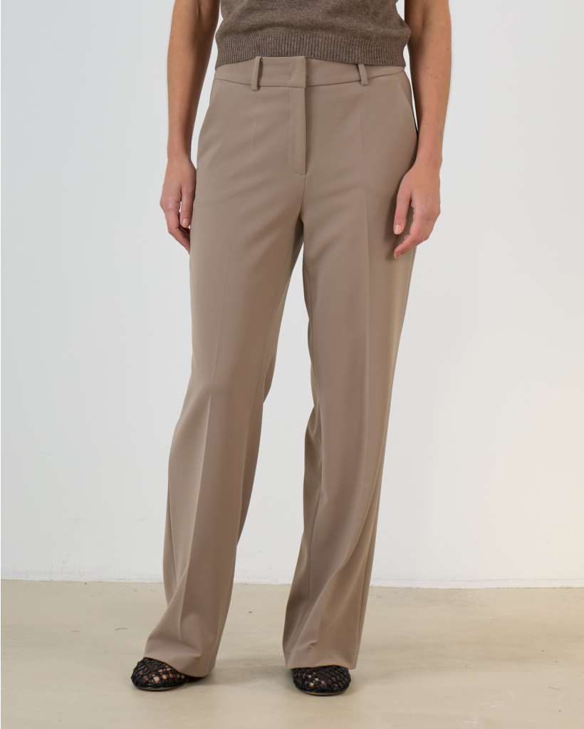 Amelie Taupe Trousers