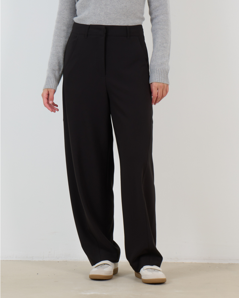 Elizabeth Barrel Trousers Black