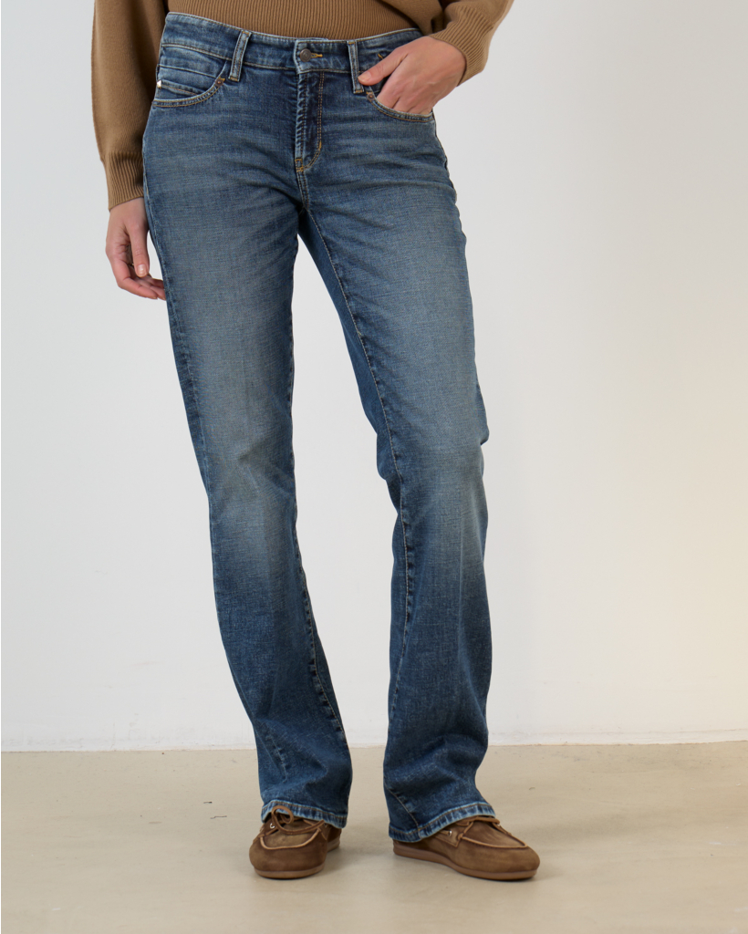 Paris Flared Jeans Faded Dark Blue