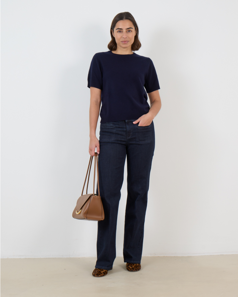 Tess Straight Leg Jeans Dark Blue