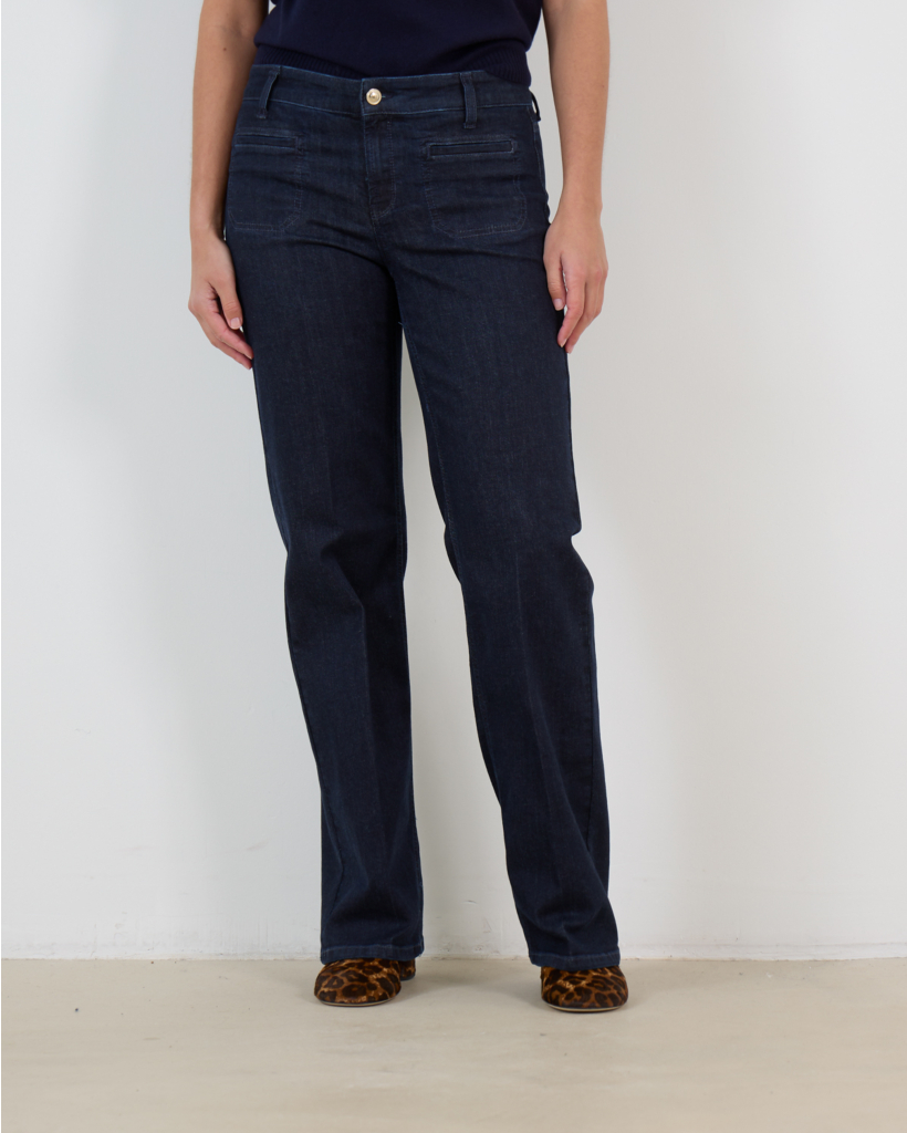 Tess Straight Leg Jeans Dark Blue