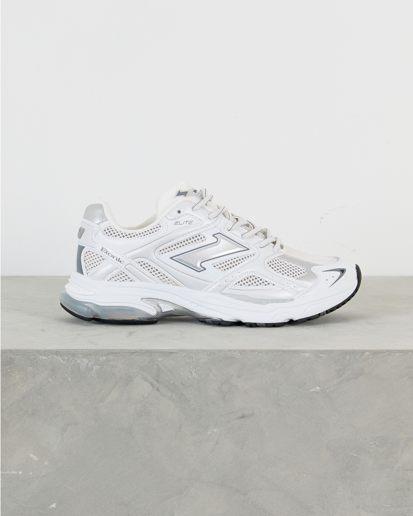 Elite Sneakers White Silver