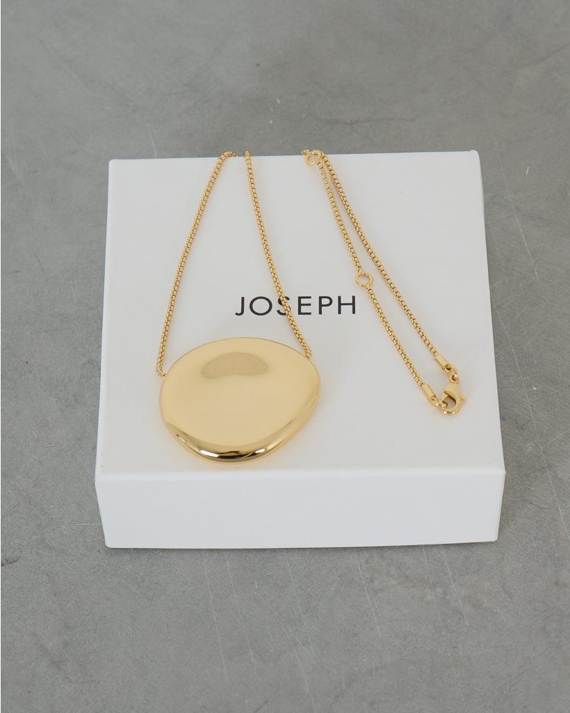 Gold Bean Pendant Necklace