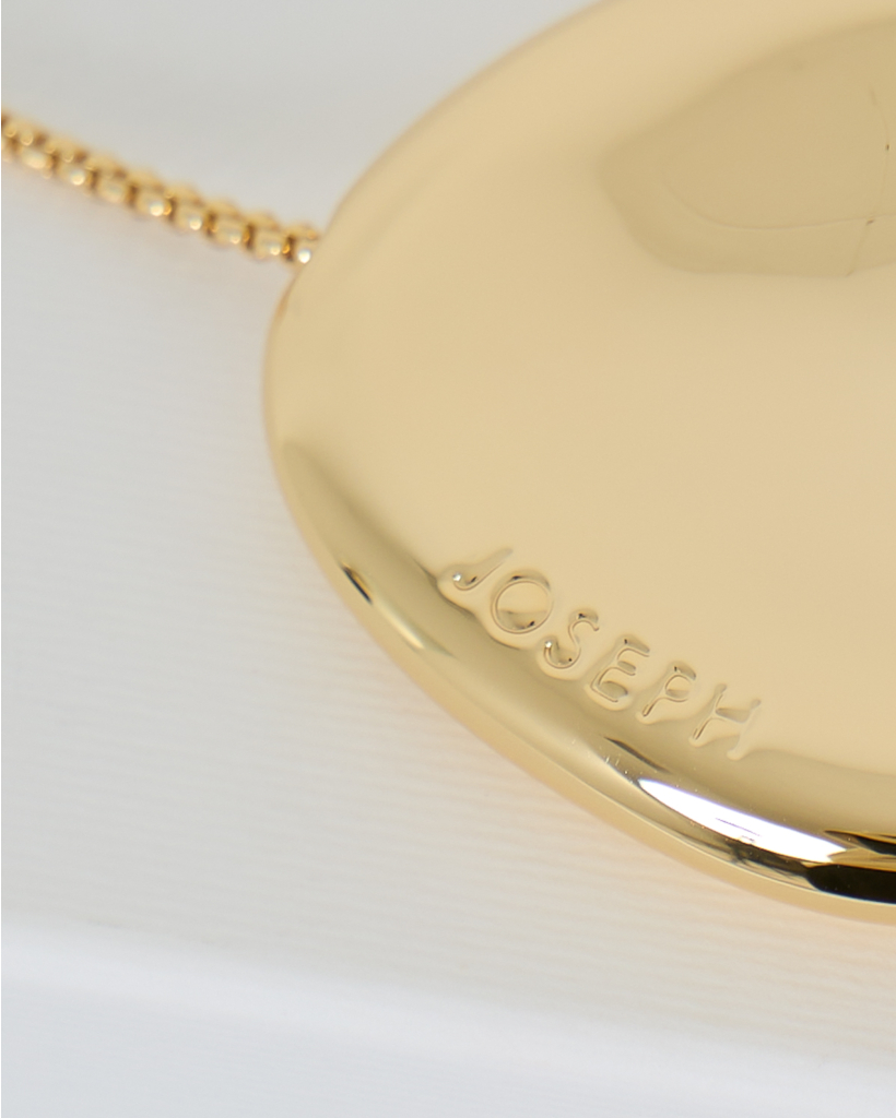 Gold Bean Pendant Necklace